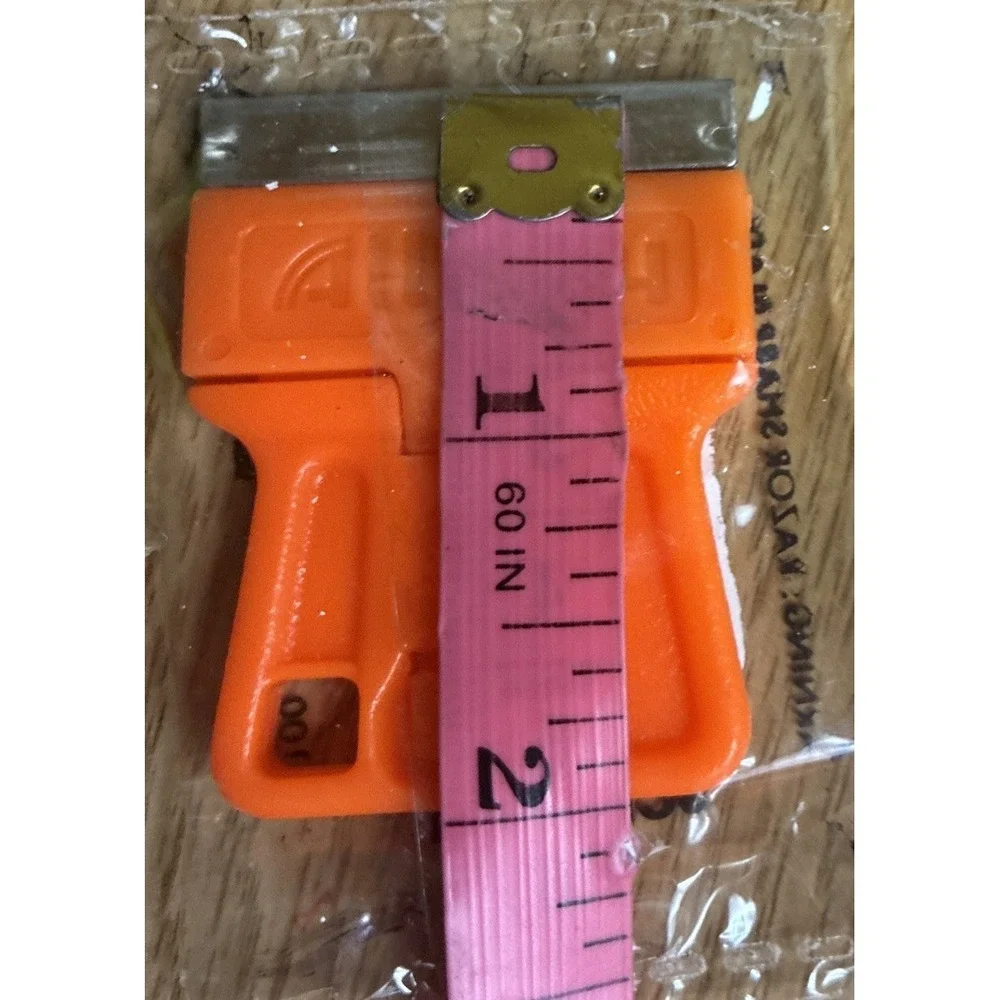 Allway Mini Glass‎ Scraper Painter Orange Yellow (2) NEW
